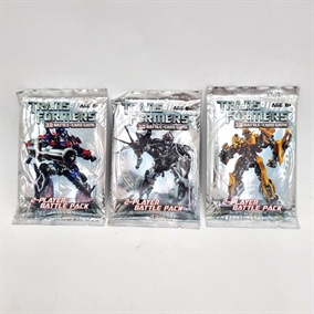 (Gratis ved køb for 250kr) - 1 stk. Transformers 3D Battle-Card Game